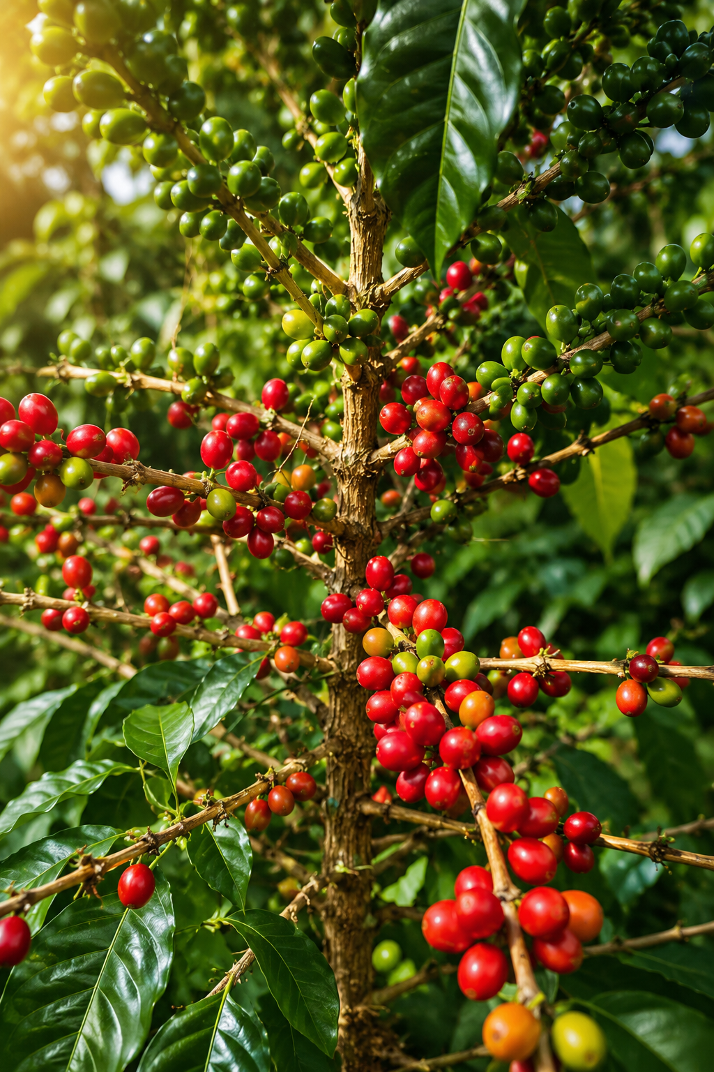 Coffee farm in the mountains of Quindío